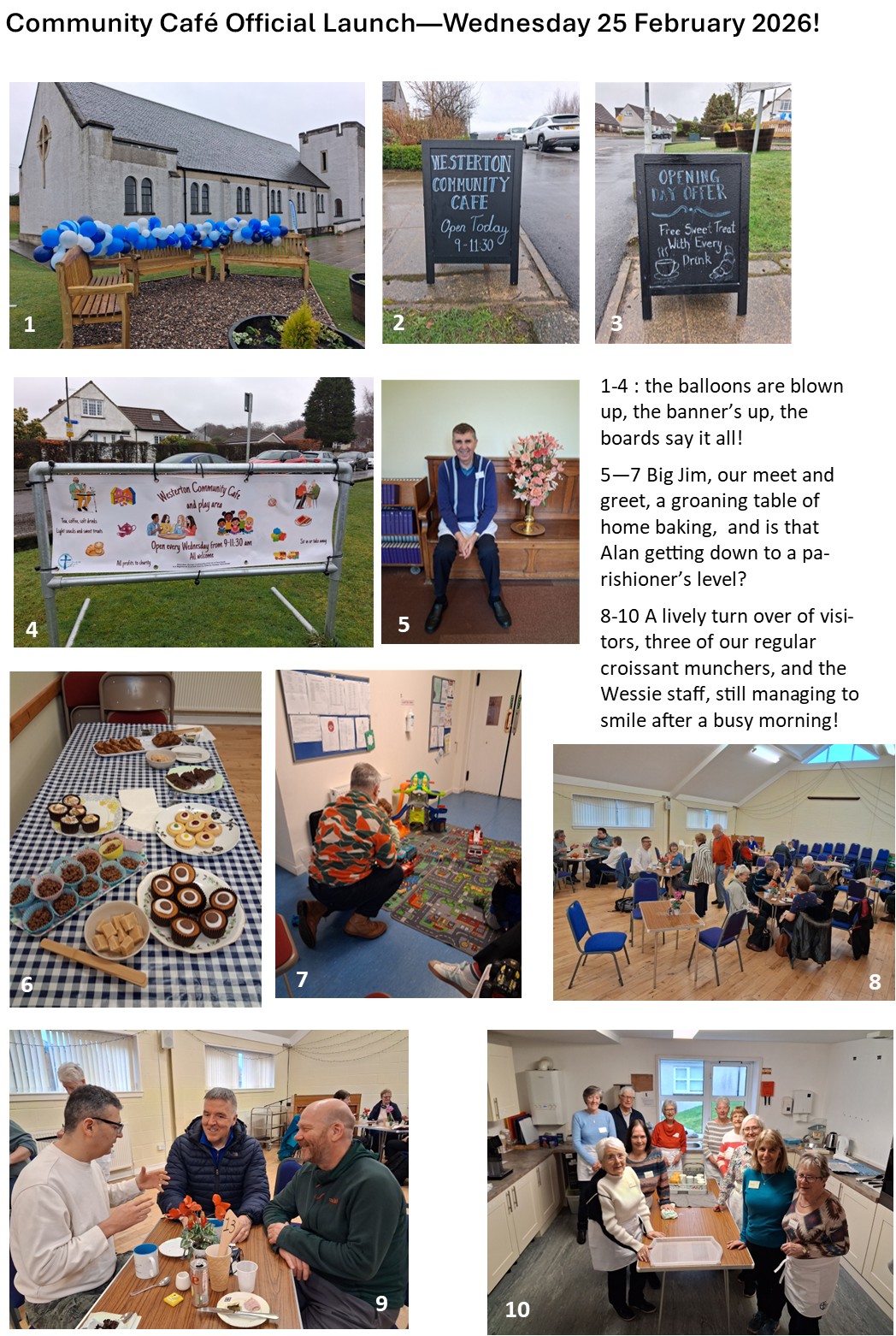 Community cafe launch